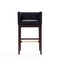 Manhattan Comfort Kingsley Barstool in Black and Dark Walnut, PK2 2-BS012-BK - alternate 7